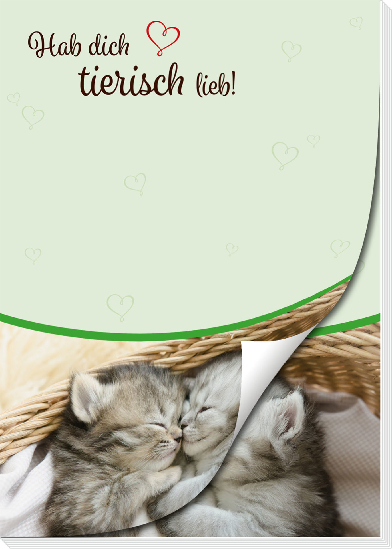 rnk-hab-dich-tierisch-lieb-notizblock-a6-magnet-50-blatt image 1