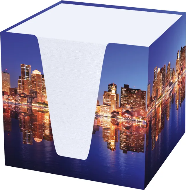 rnk-skyline-notizklotz-92x92x92-mm-wei-900-blatt image 1