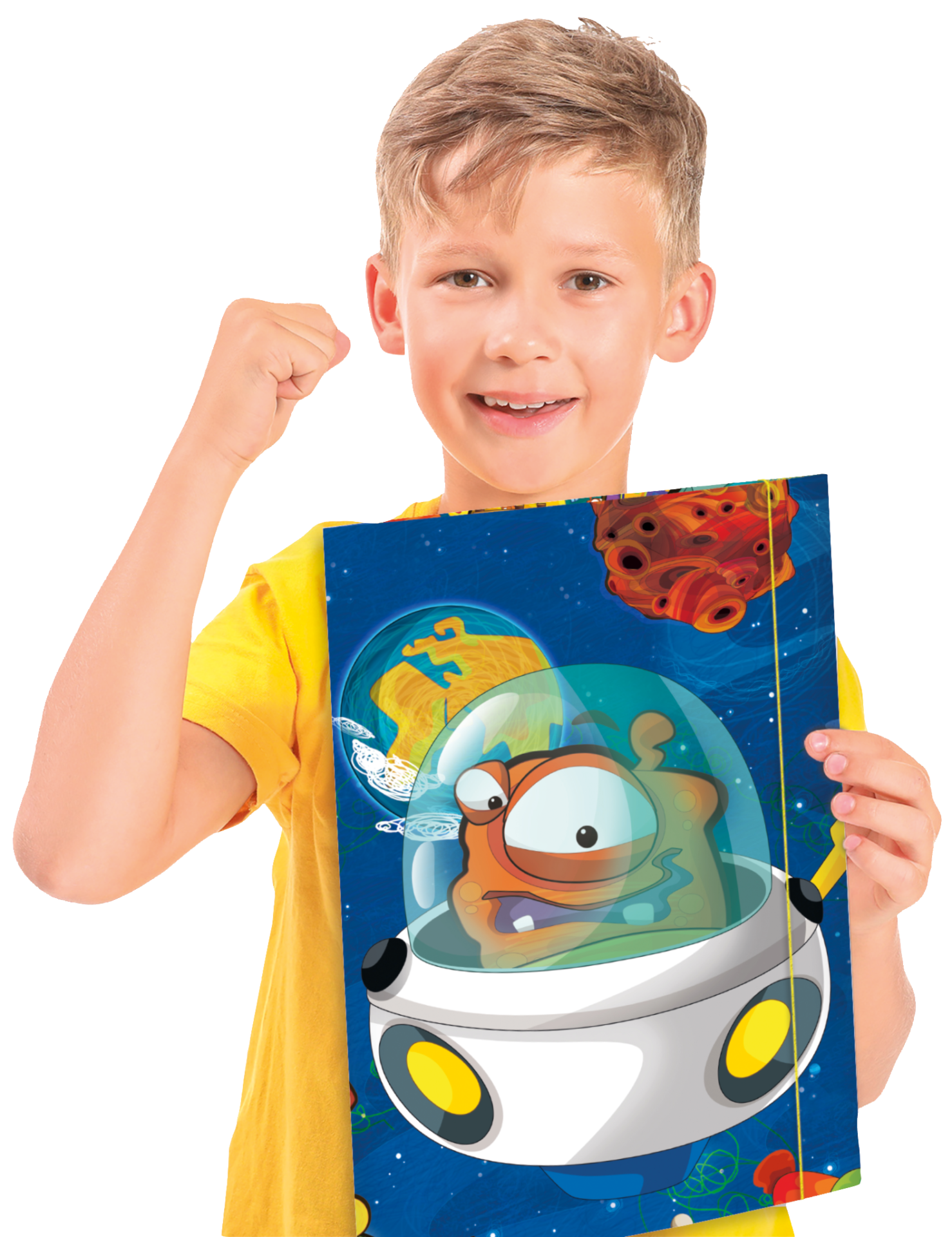 rnk-zeichenmappe-space-aliens-din-a3-karton-gummizug-1-st-ck image 3