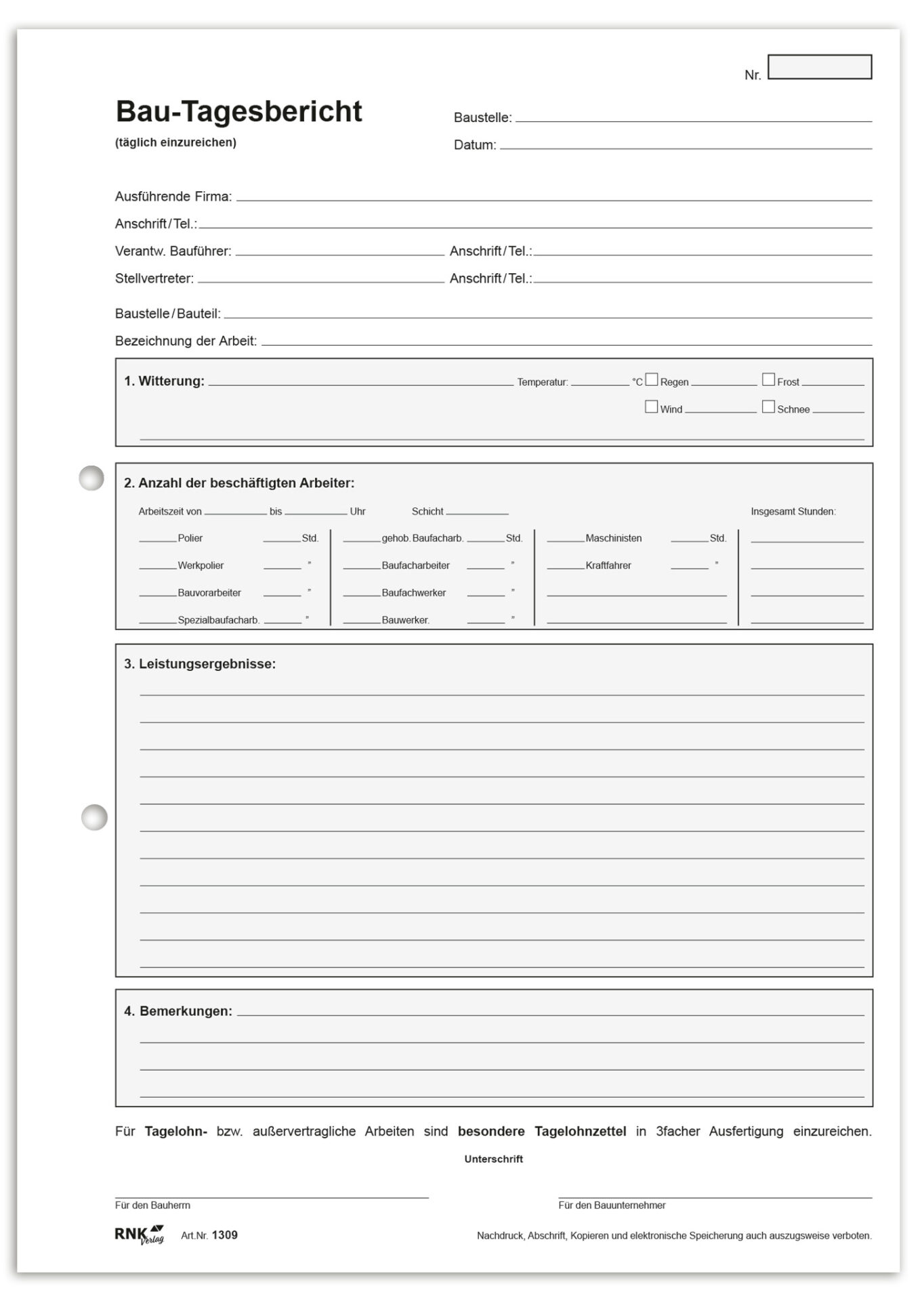 rnk-bau-tagesbericht-block-3x40-blatt-selbstdurchschreibend image 2