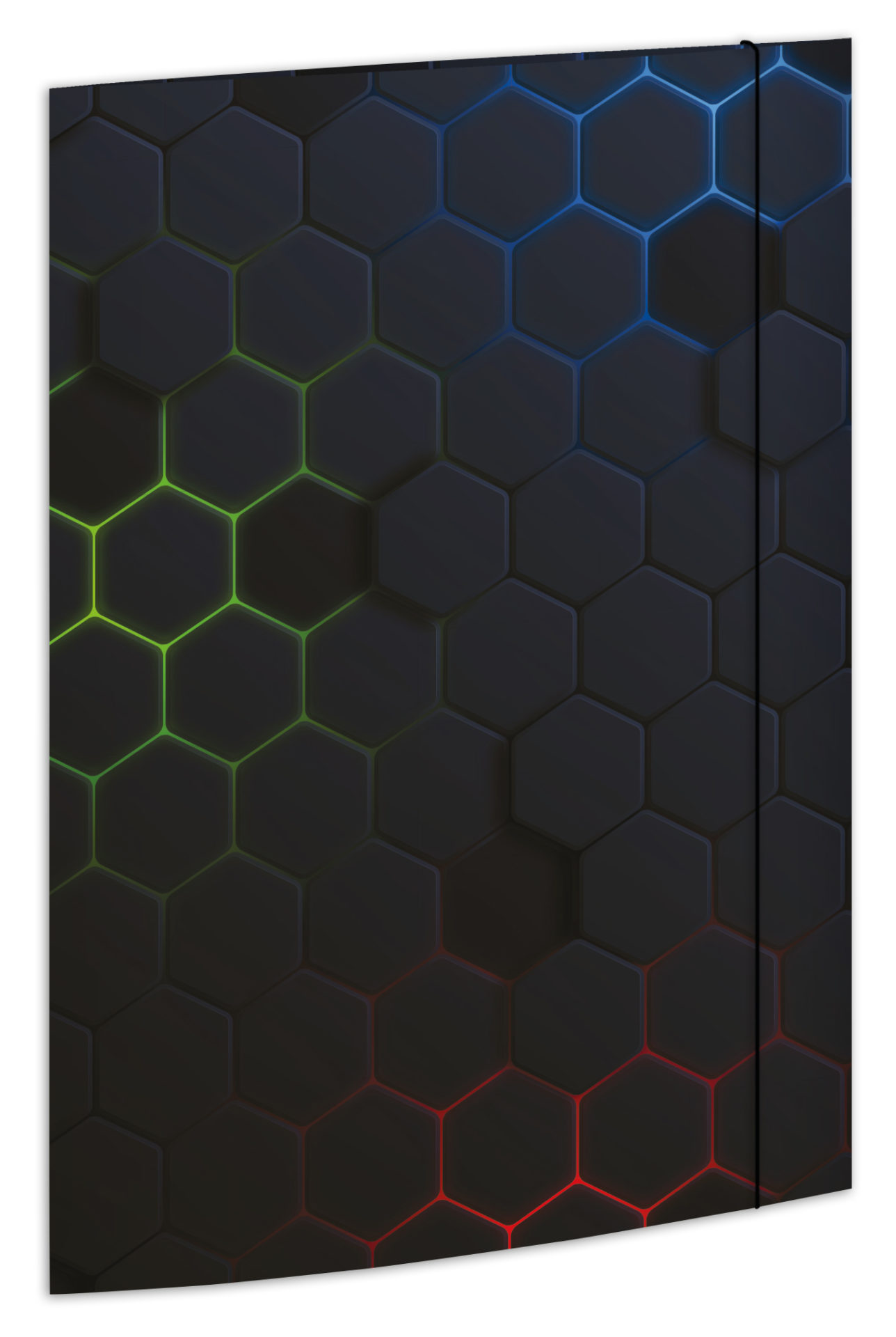 rnk-sammelmappe-hexagon-din-a4-mit-gummizug image 1