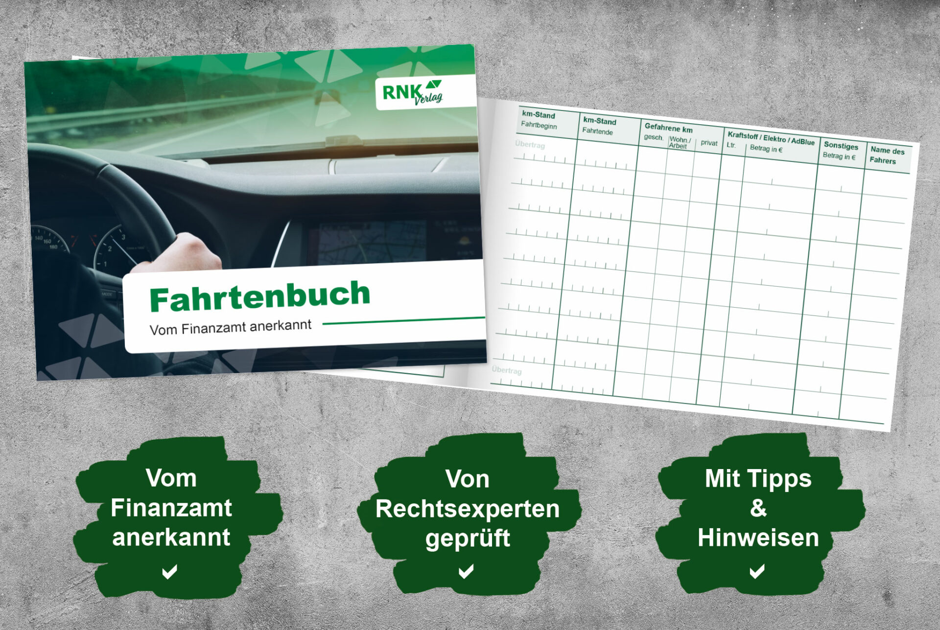 rnk-transport-fahrtenbuch-pkw-din-a6-2er-set-mit-parkscheibe image 5