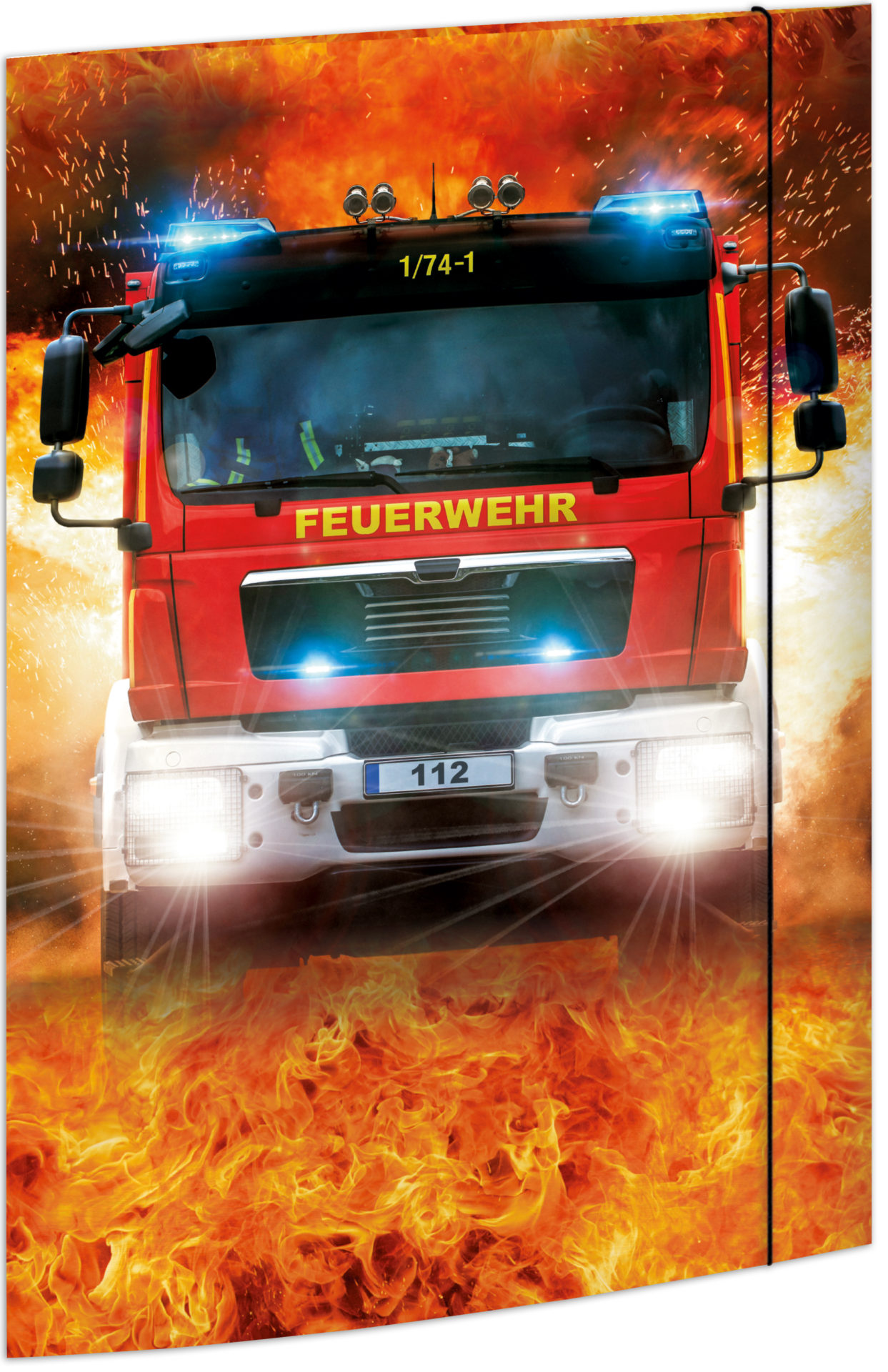 rnk-zeichenmappe-on-fire-din-a3-blau-1-st-ck image 1