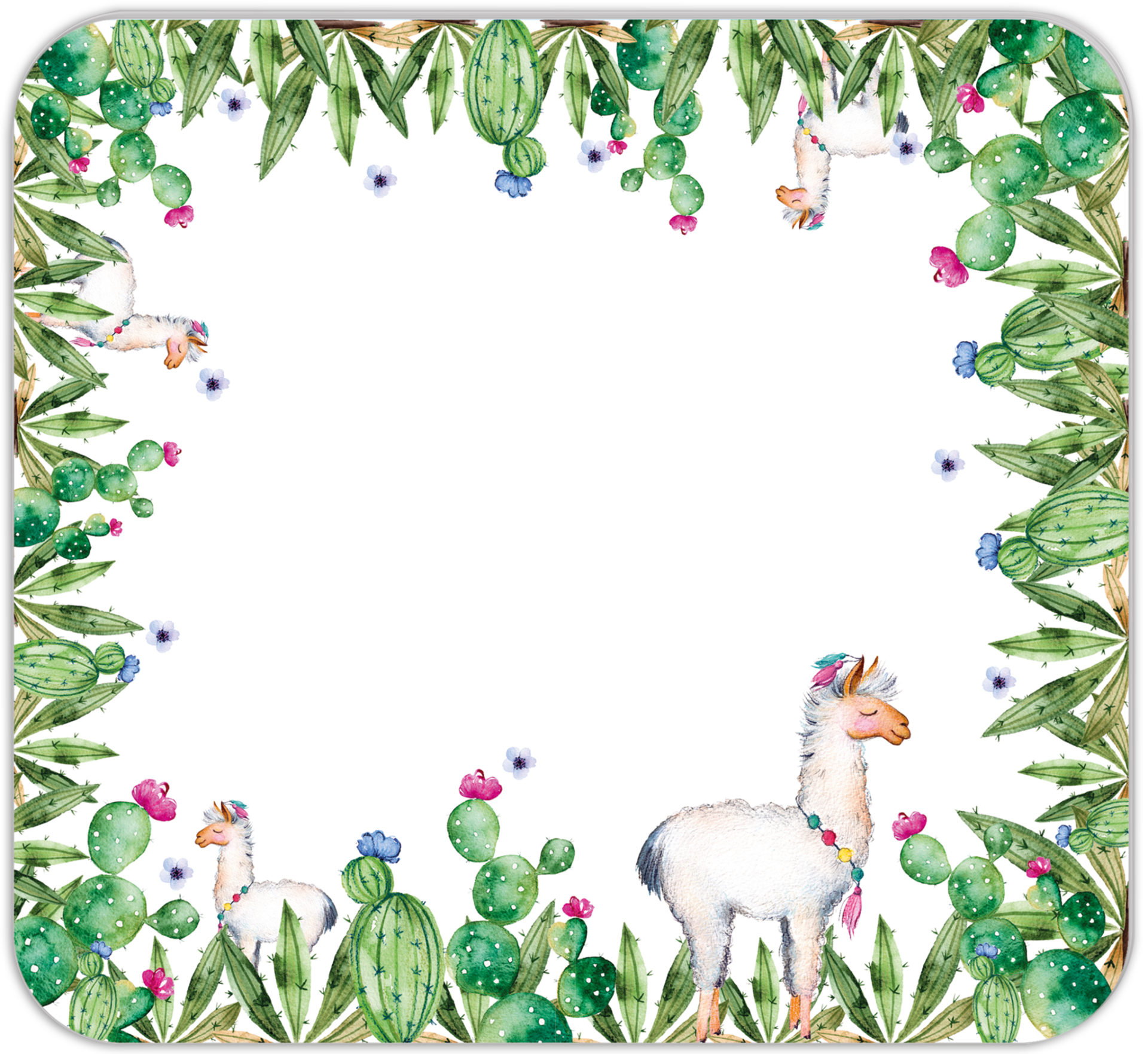 rnk-lama-mini-schreibunterlage-mousepad-block-30-blatt image 1