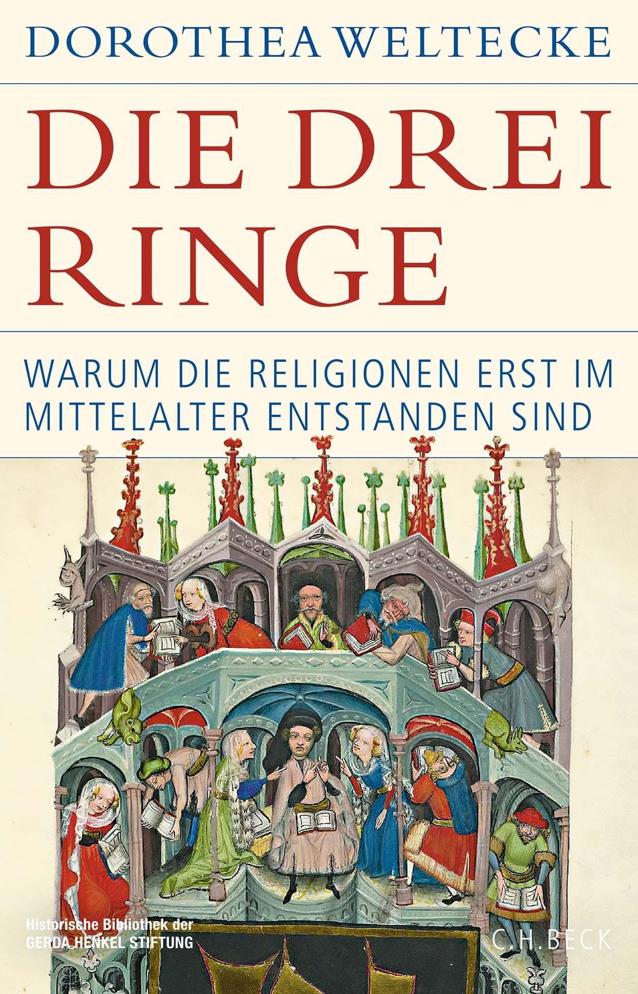 historische-bibliothek-die-drei-ringe-buch-religionen-mittelalter image 1