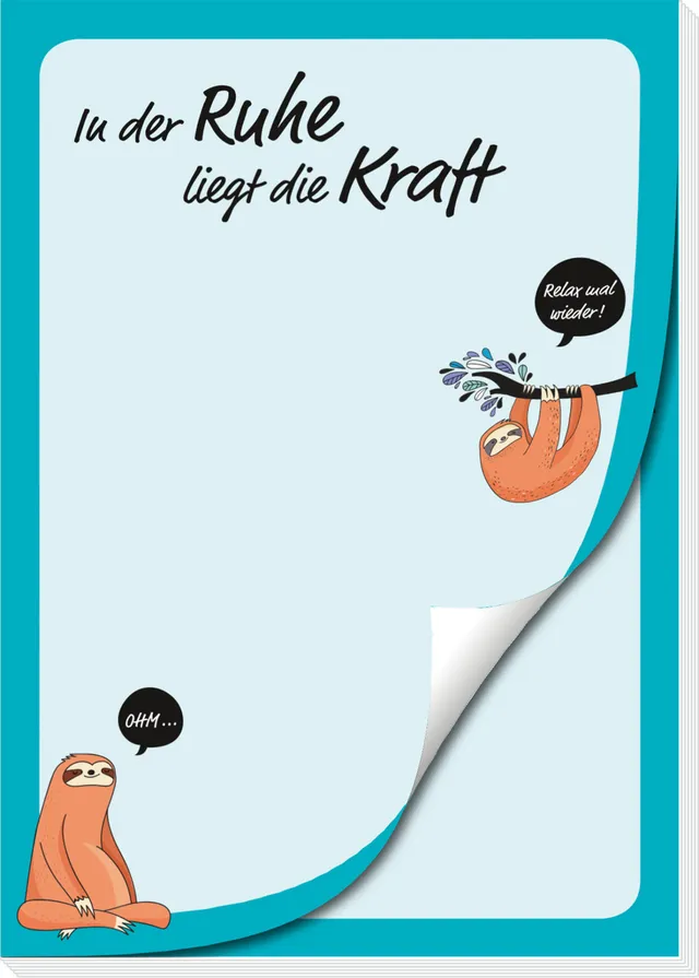 rnk-notizblock-in-der-ruhe-liegt-die-kraft-a6-50-blatt image 1